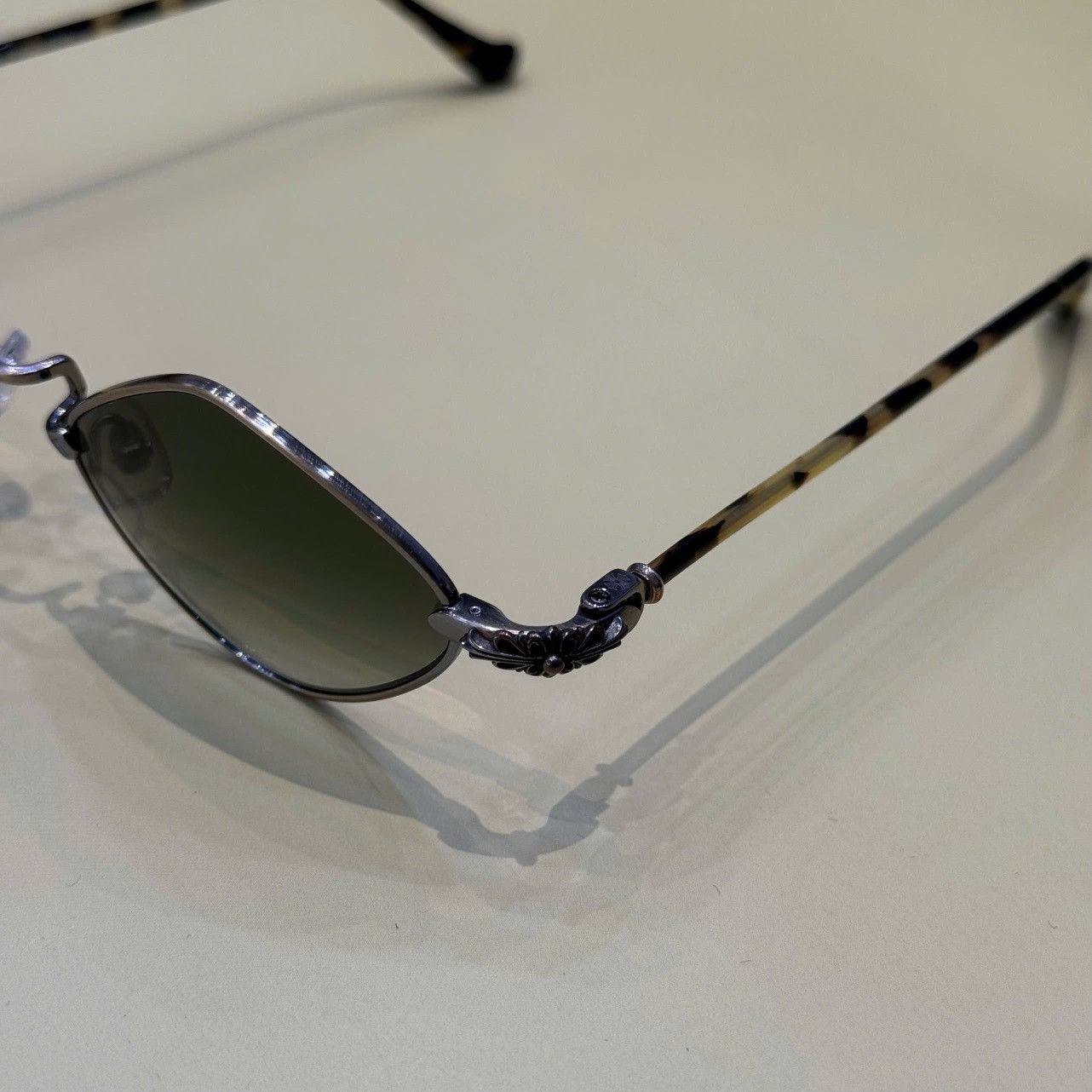 Chrome Hearts CHROME HEARTS DIAMOND DOG Antique Gold/Hollywood Tortoise Size ONE SIZE - 2 Thumbnail