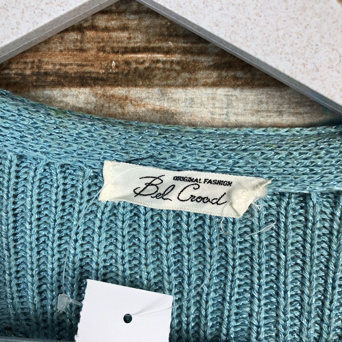 Japanese Brand Bel Good Blue Cardigan Knitwear #A1549 Size M / US 6-8 / IT 42-44 - 10 Thumbnail