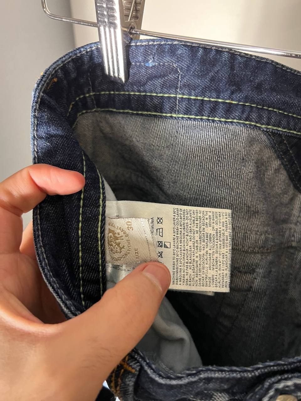 Diesel VINTAGE DIESEL INDUSTRY DENIM DIVISION DESIGNER JEANS RETRO Size US 30 / EU 46 - 12 Thumbnail