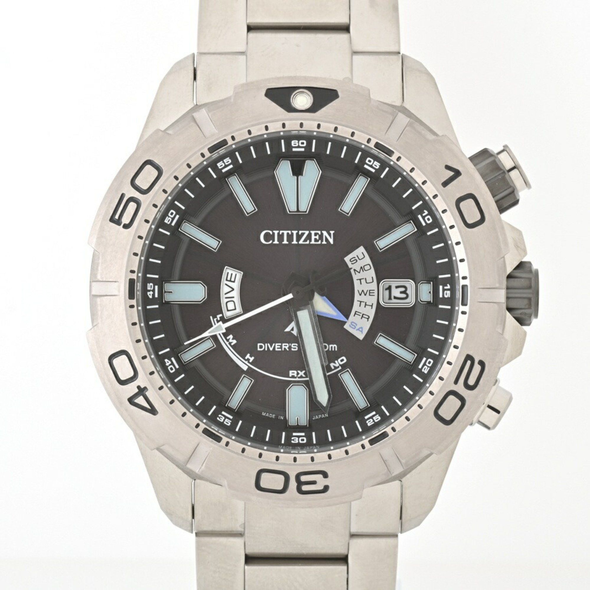 image of Citizen Promaster Marine As7141-60E H112-R012479 Radio Solar Watch A-155388 in Black, Women's