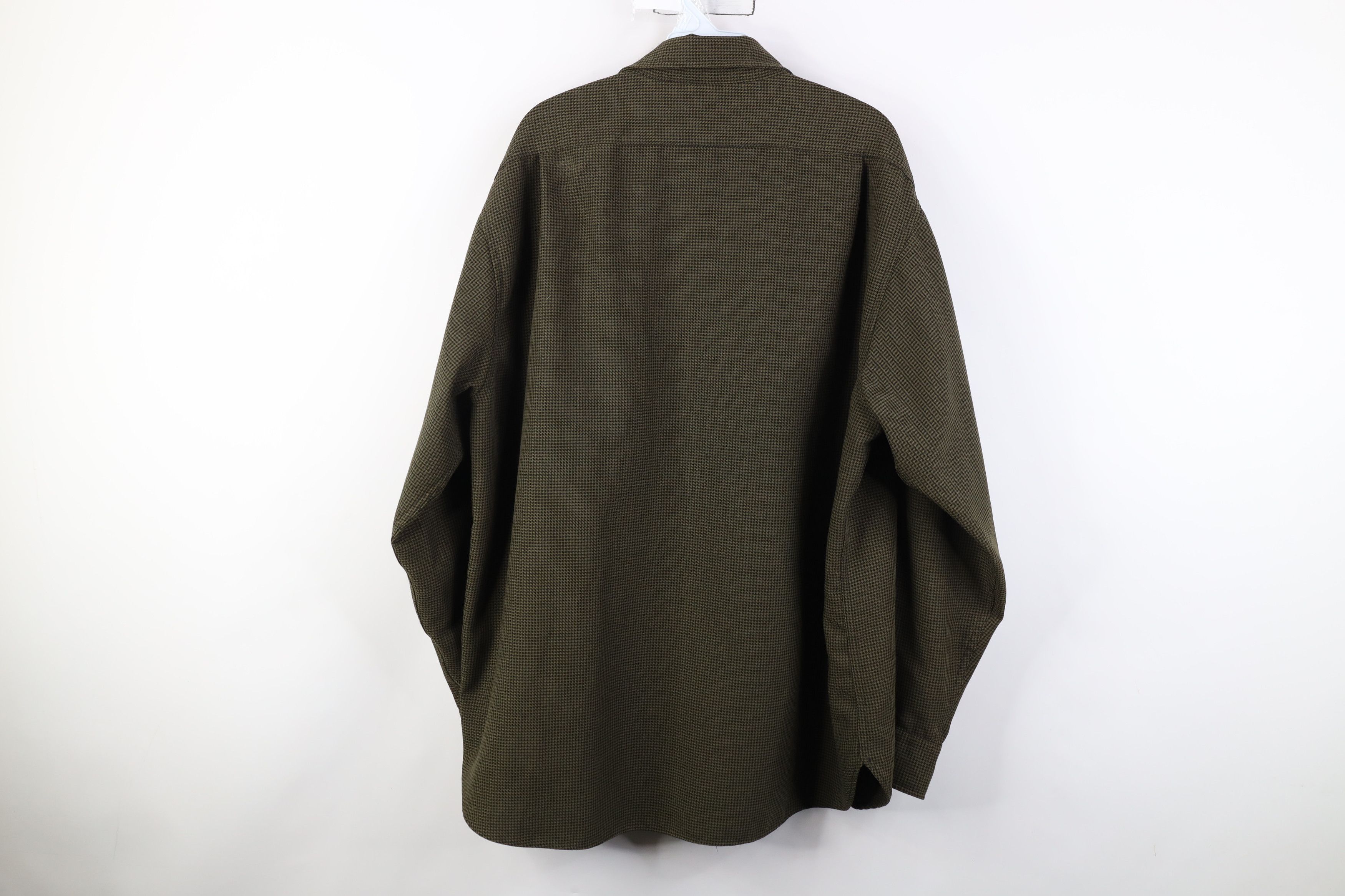 Cabelas Vintage 90s Cabelas Houndstooth Collared Button Shirt Size US XL / EU 56 / 4 - 13 Thumbnail