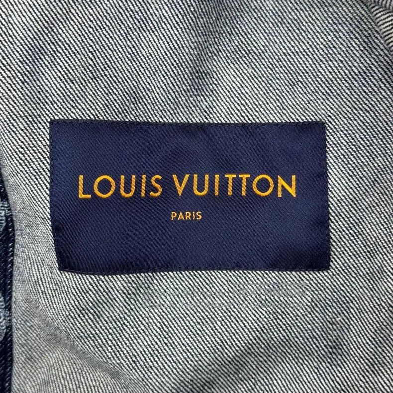 Louis Vuitton Louis Vuitton Original full print denim jacket Size US M / EU 48-50 / 2 - 7 Thumbnail