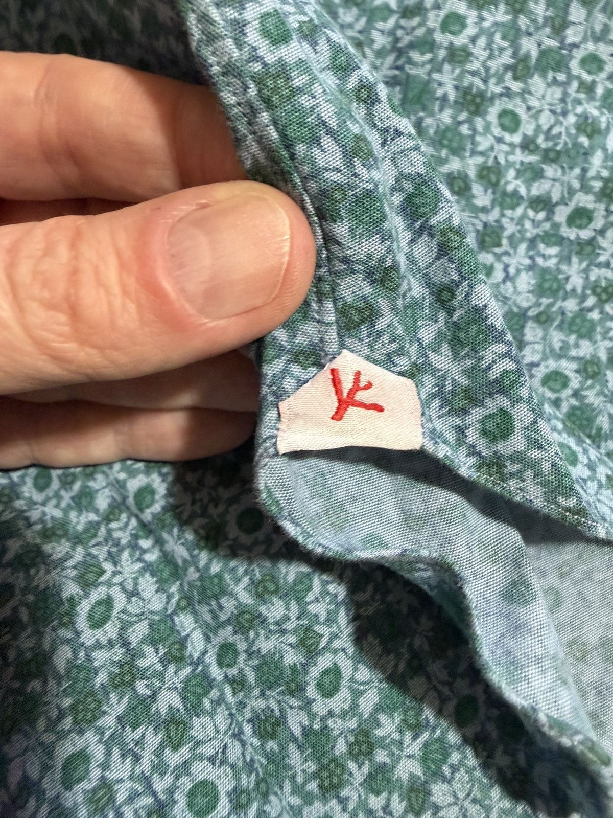 Isaia NWOT Isaia Floral Shirt Size US XL / EU 56 / 4 - 6 Thumbnail