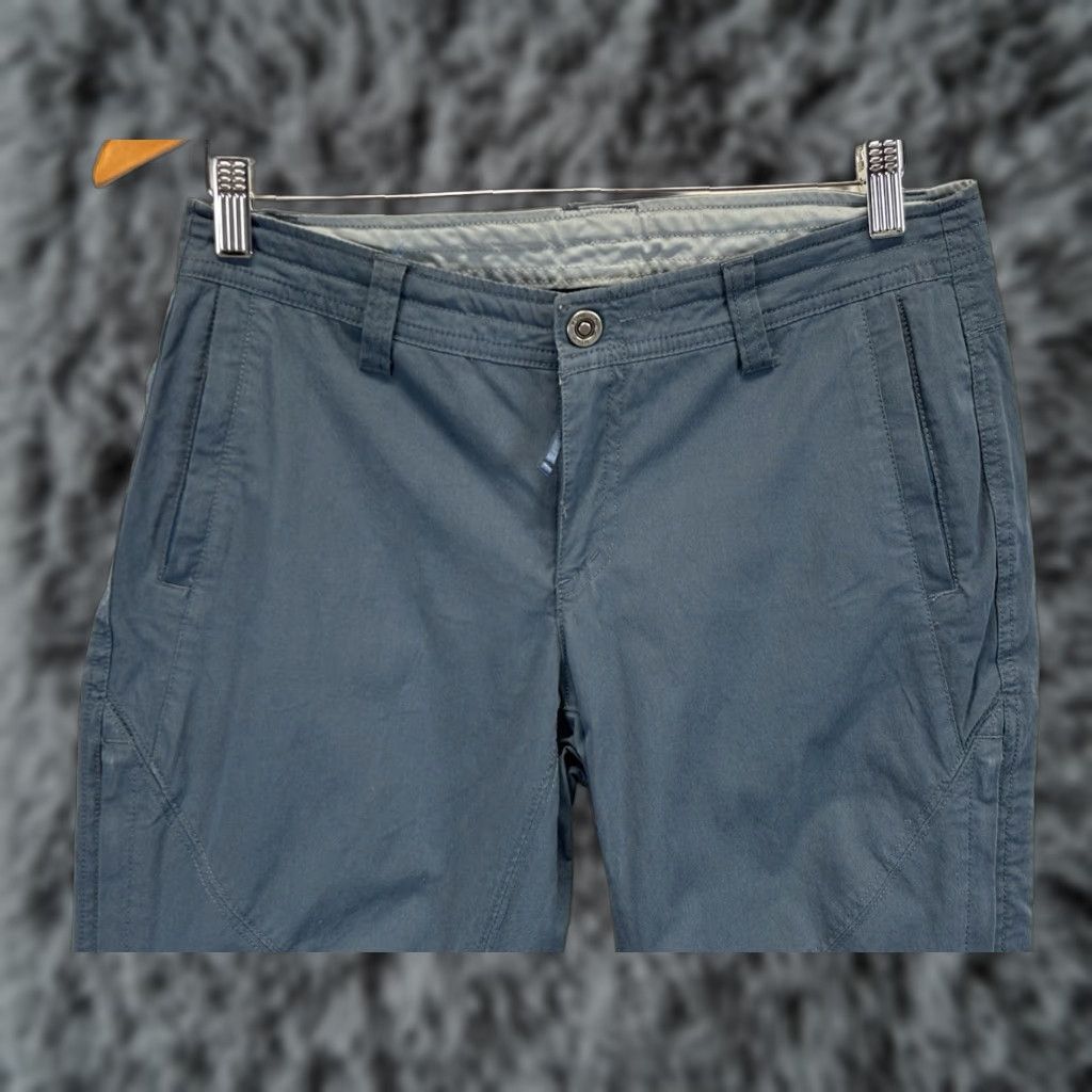 Vintage Kuhl Blue Spire Roll-Up Pants Womens Mid-Rise Casual Outdoors Hiking Size 8 Size 30" / US 8 / IT 44 - 1 Thumbnail