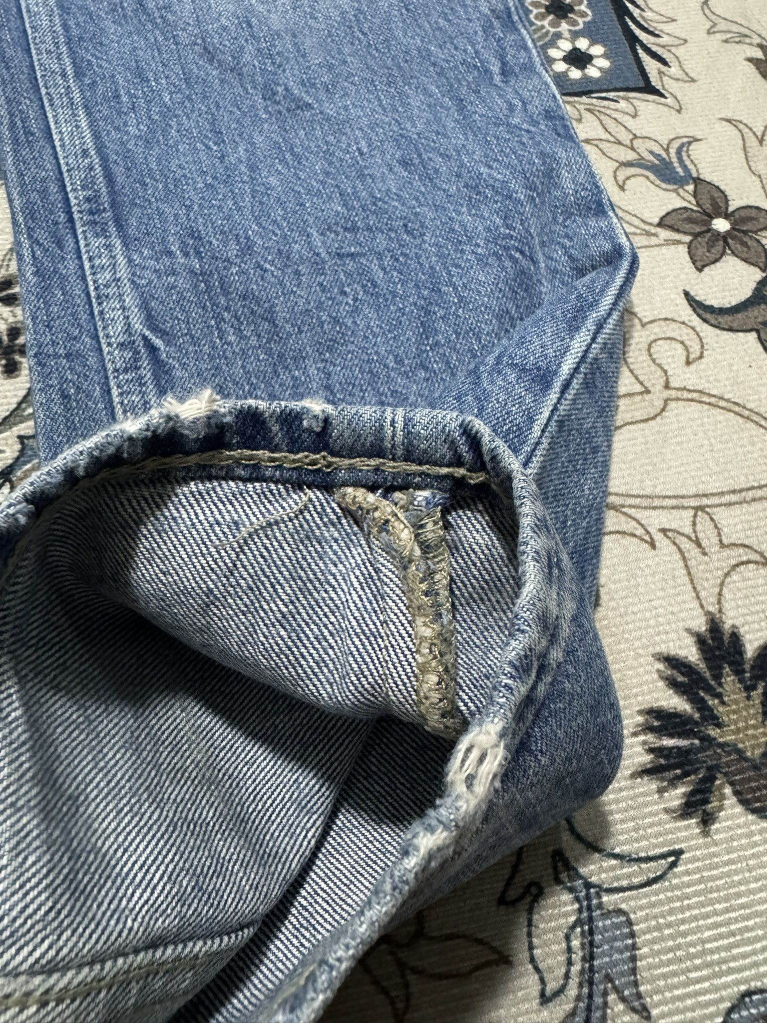 Allsaints × Japanese Brand ALLSAINT Pistol Fit Distressed Denim Jeans Size US 32 / EU 48 - 12 Thumbnail