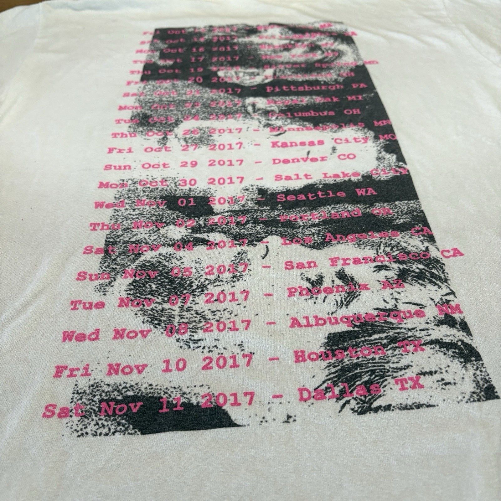 Death Grips 2017 Ministry Concert Tour T-Shirt, Peace Daisy Size US L / EU 52-54 / 3 - 6 Thumbnail