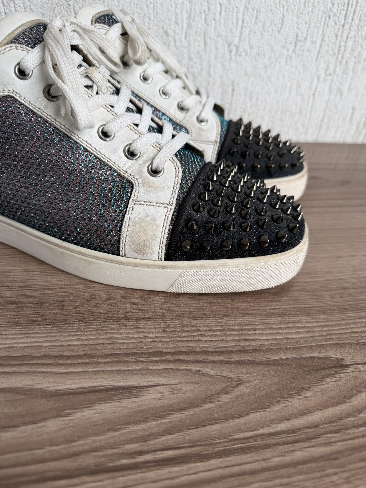 Christian Louboutin louis juniour orlato spike sneaker Size US 10.5 / EU 43-44 - 6 Thumbnail