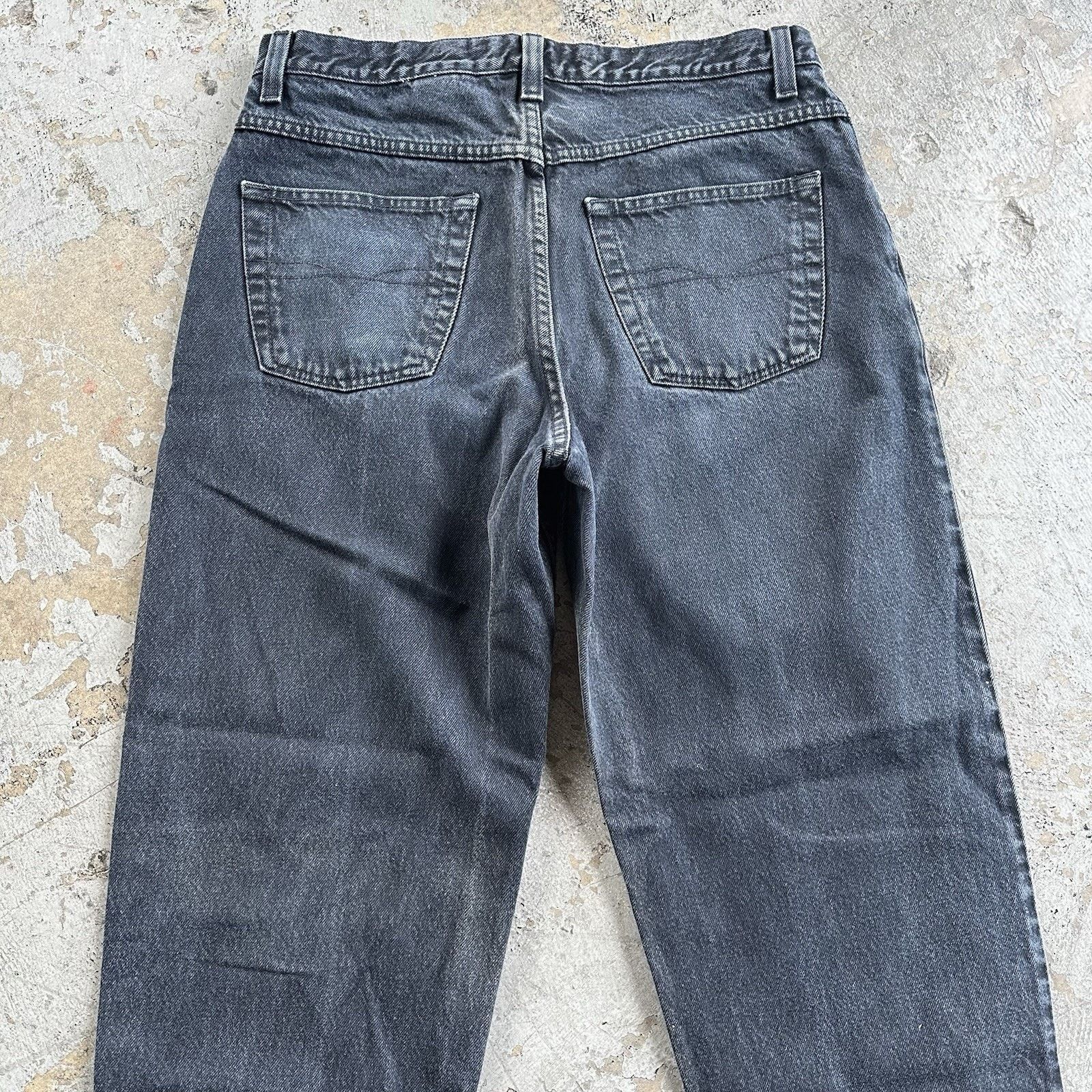 Anchor Blue × Vintage Vintage Anchor Blue Faded Black Loose Denim Jeans 36x30 Size US 36 / EU 52 - 5 Thumbnail