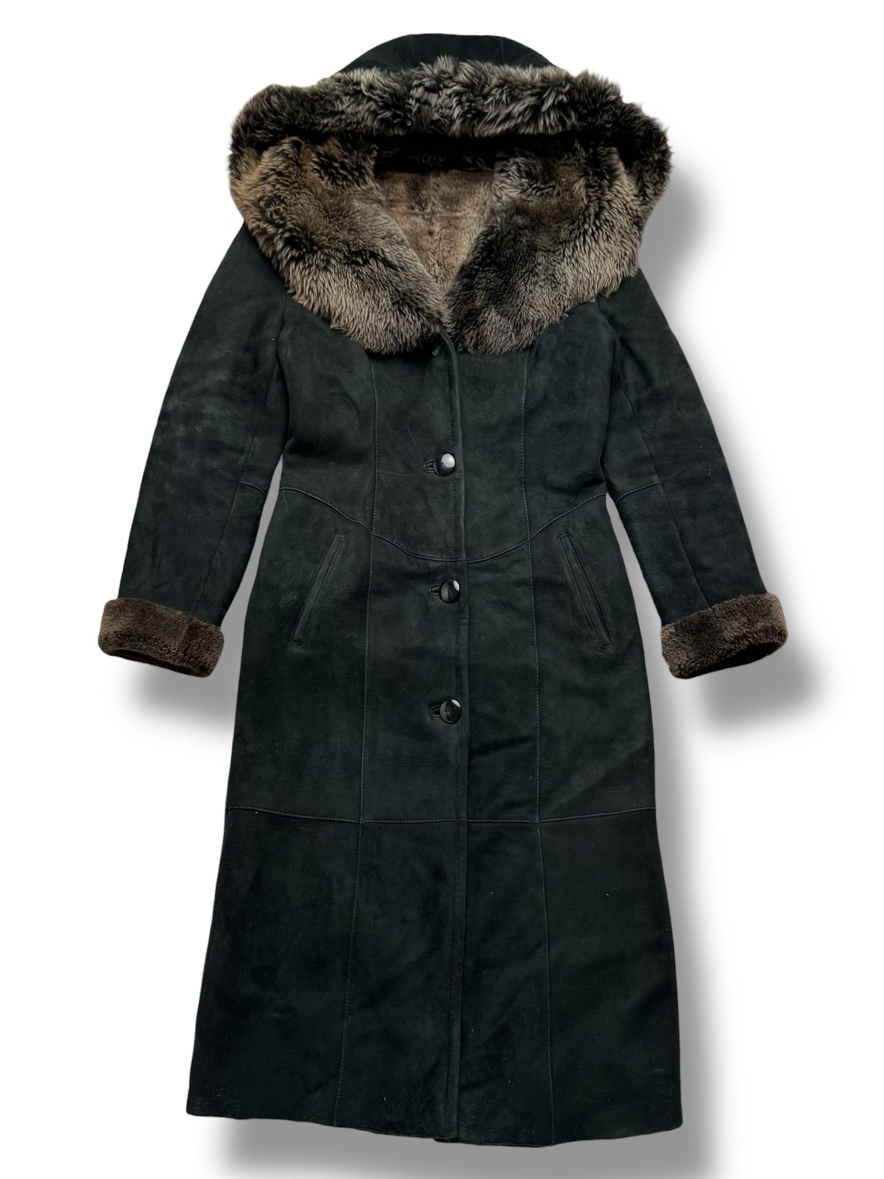 Vintage Y2K Real Sheepskin Coat(V409) Size S / US 4 / IT 40 - 1 Thumbnail