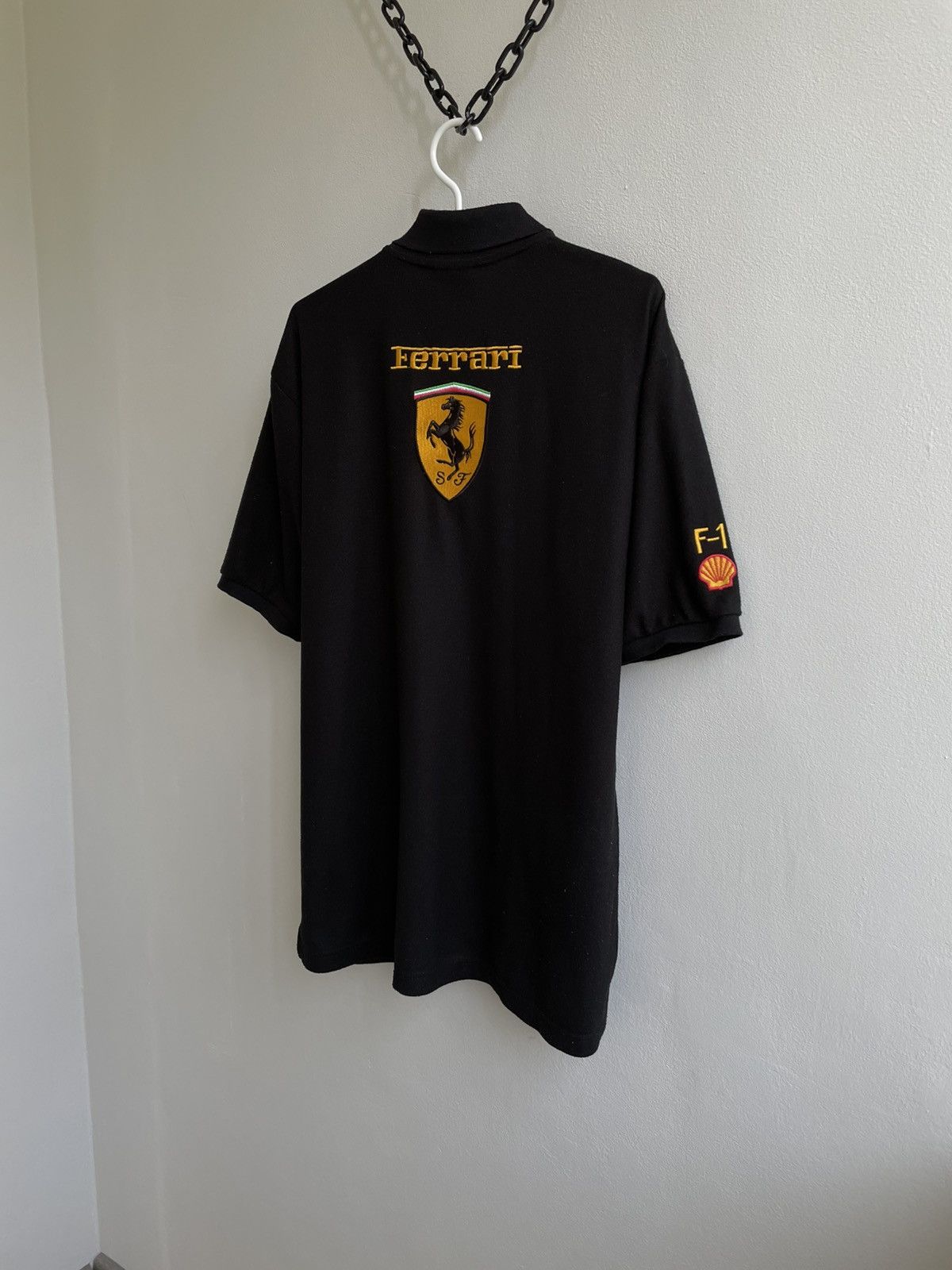 Ferrari Rare Ferrari 1994 90s Vintage Polo T Shirt Tee F1 Formula 1 Size US XL / EU 56 / 4 - 2 Thumbnail