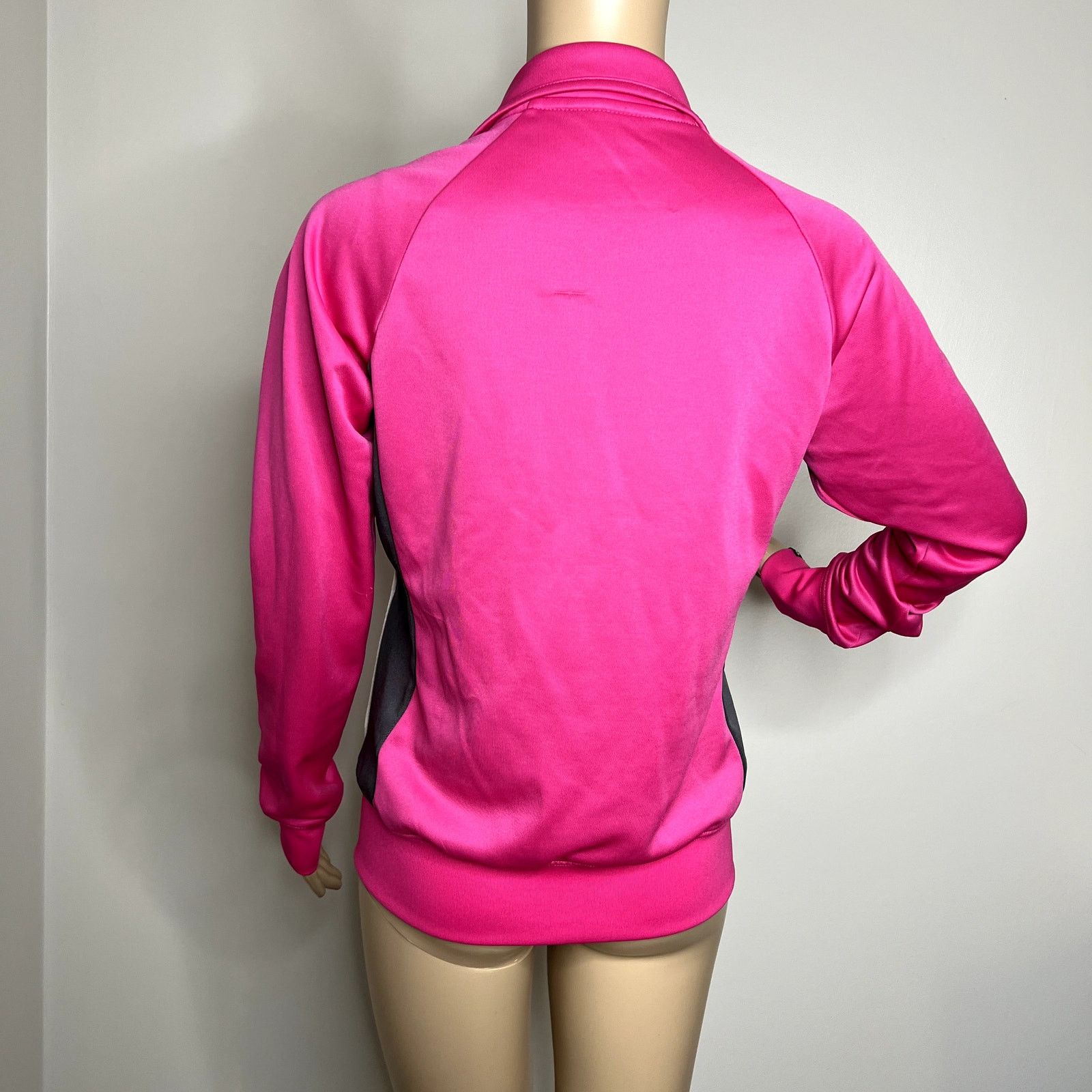 Nike Nike Pink Athletic Full Zip Track Jacket Size M / US 6-8 / IT 42-44 - 3 Thumbnail