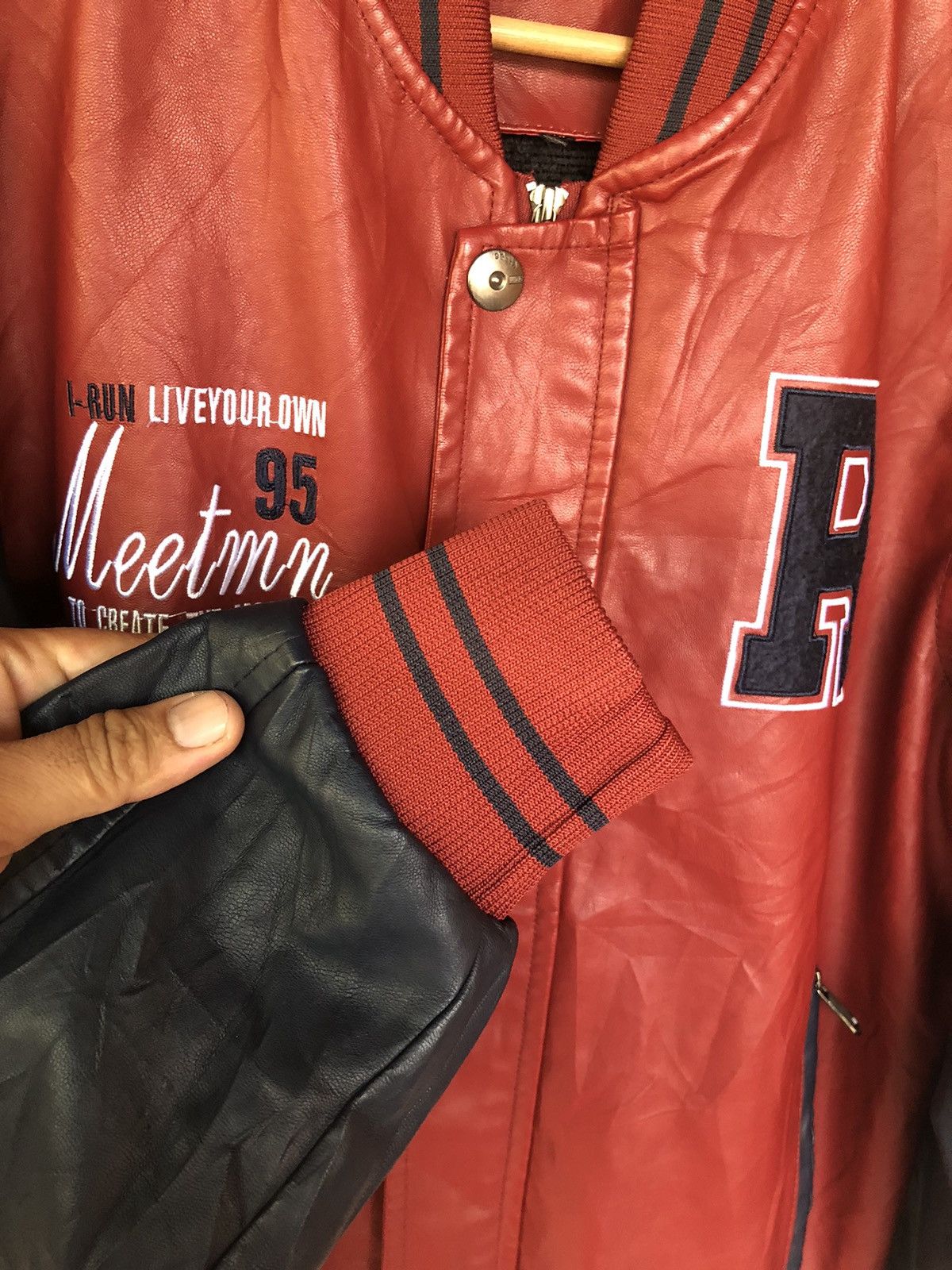 Japanese Brand 92th Ganata Fashionable Activty Varsity Jacket Size US M / EU 48-50 / 2 - 5 Thumbnail