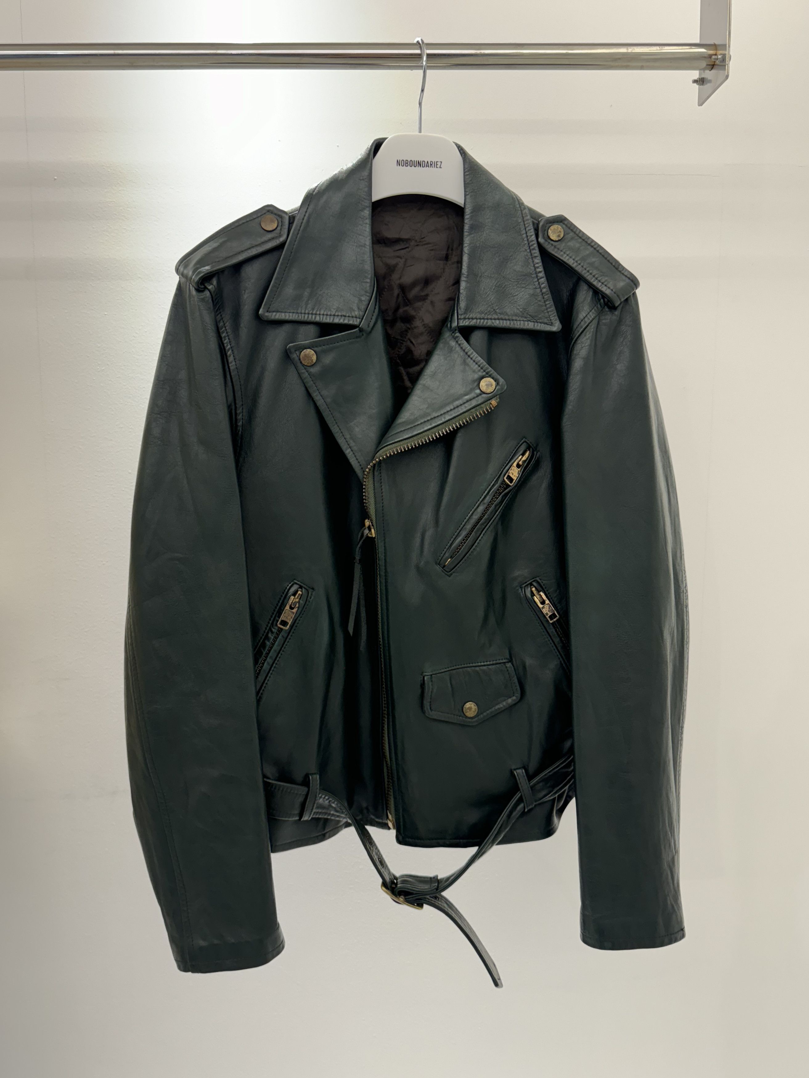14AW Yohji Yamamoto Single Riders Jacket
