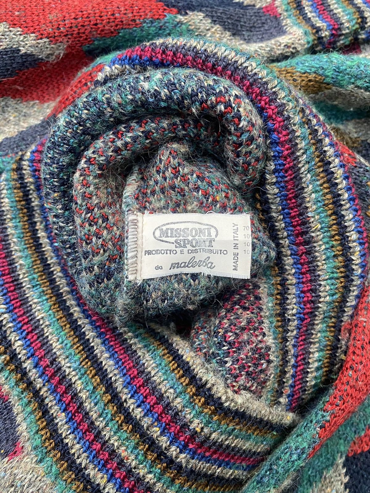 90s Missoni Multicolor Knit Sweater
