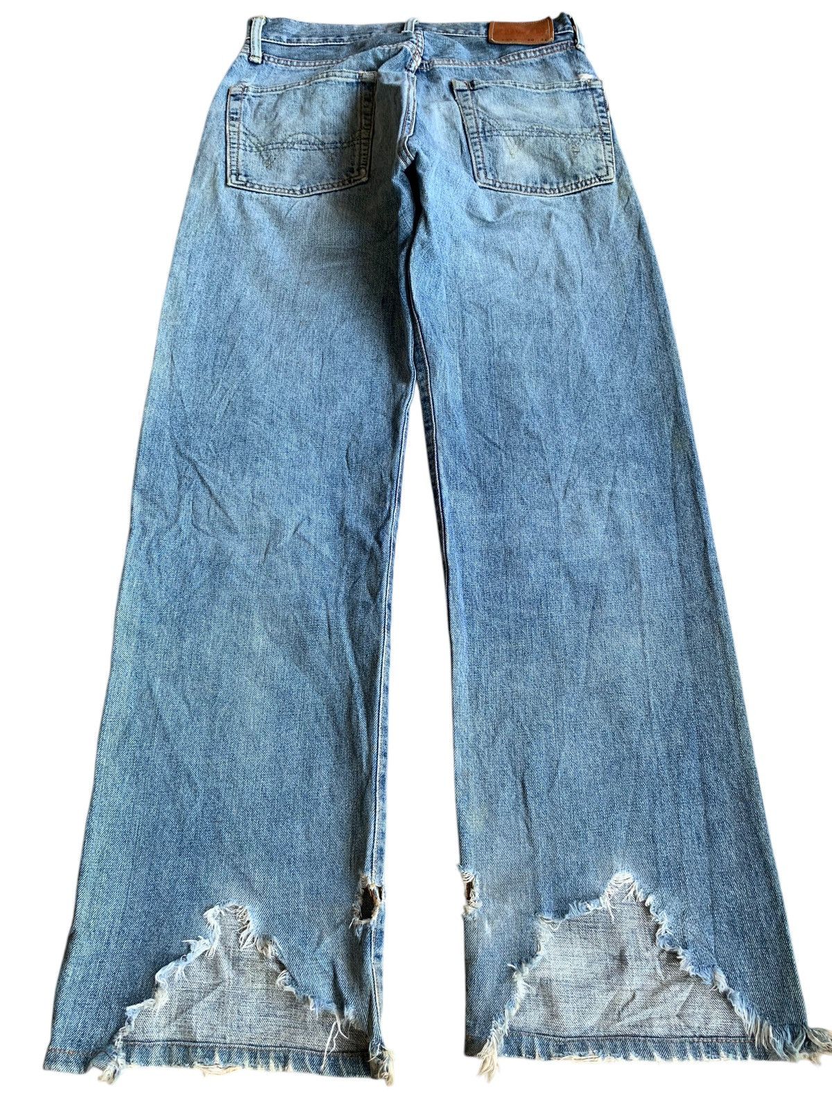 Edwin × Kapital × Vintage VINTAGE EDWIN SELVEDGE 505X BUTTON FLY DISTRESSED DENIM Size US 30 / EU 46 - 4 Thumbnail
