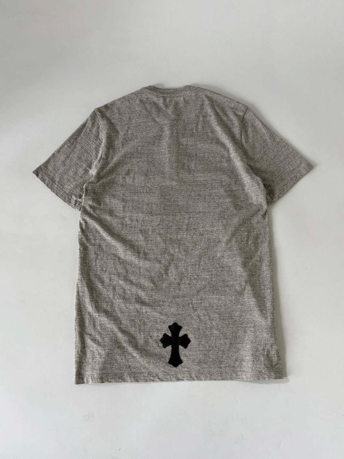 Chrome Hearts Chrome Hearts Gray BS Fleur Button Henley Neck Short Sleeve Size US L / EU 52-54 / 3 - 2 Thumbnail