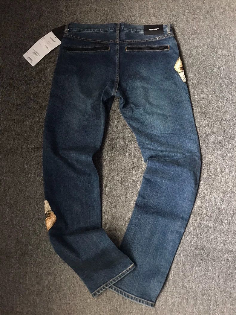 Undercover Undercover Ghost Hand Embroidered Jeans Size US 30 / EU 46 - 2 Thumbnail