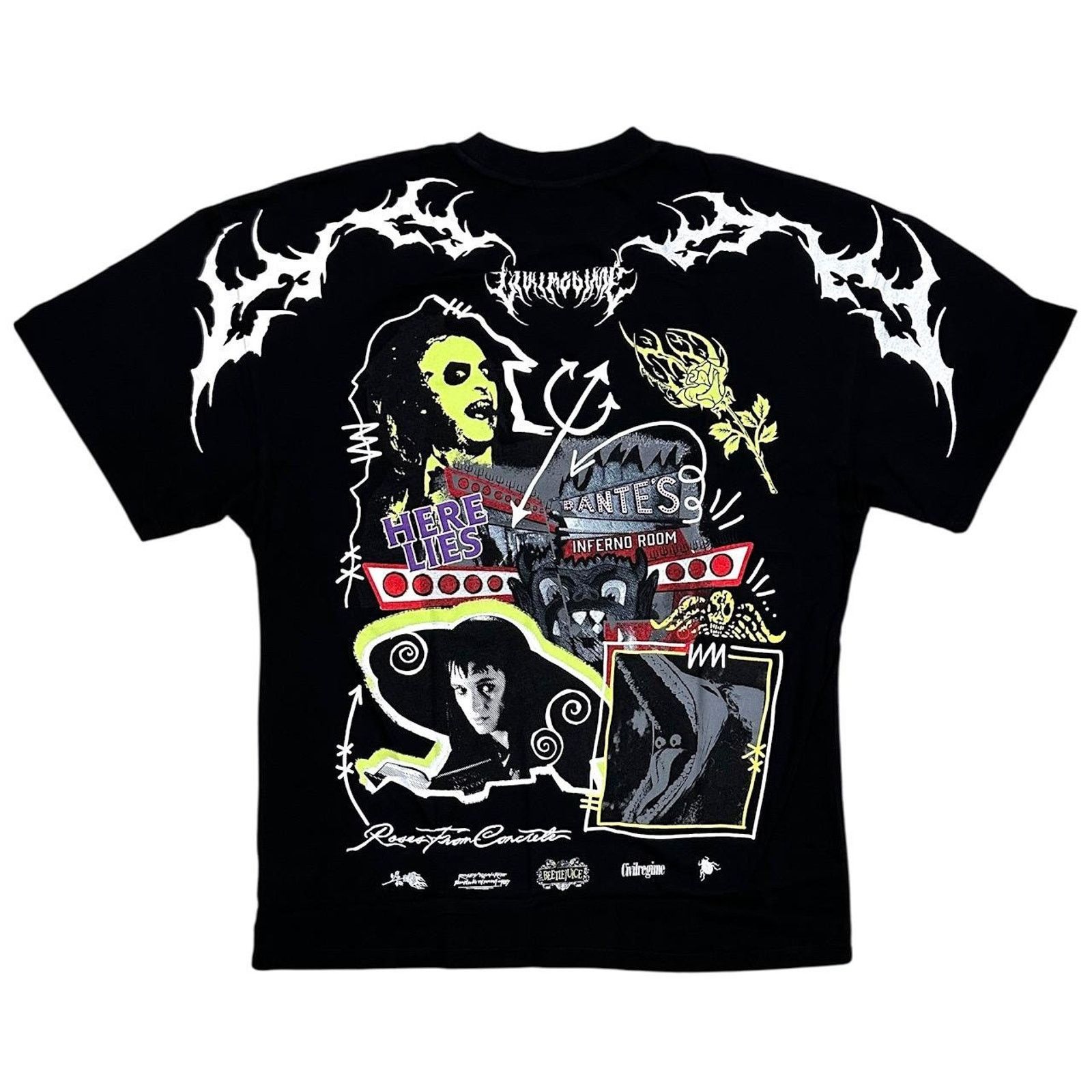 Civil Regime Civil Regime X Beetlejuice It's Show Time Oversized T-Shirt Size US M / EU 48-50 / 2 - 1 Thumbnail