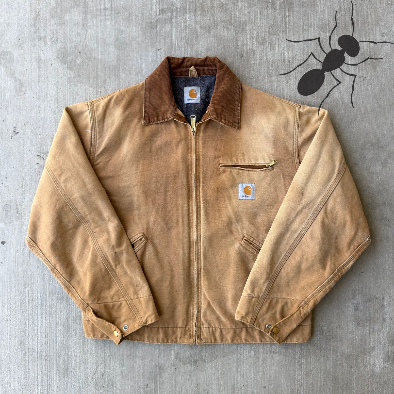 Carhartt × Vintage Carhartt brown Detroit work wear jacket Size US L / EU 52-54 / 3 - 1 Thumbnail