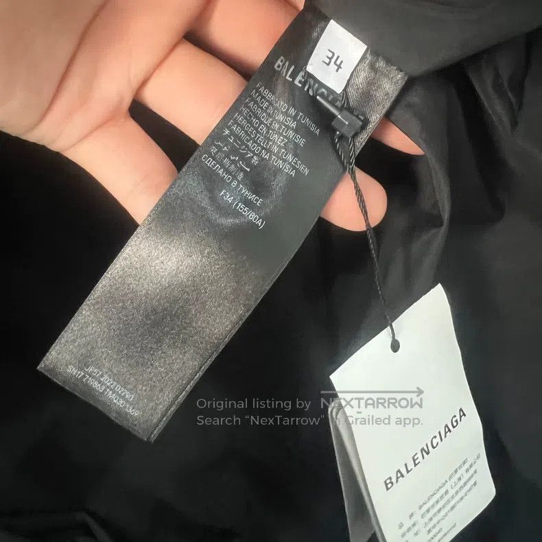 Balenciaga Balenciaga Double B Buckle Printed Padded Jacket Size XXS / US 00 / IT 34 - 4 Thumbnail