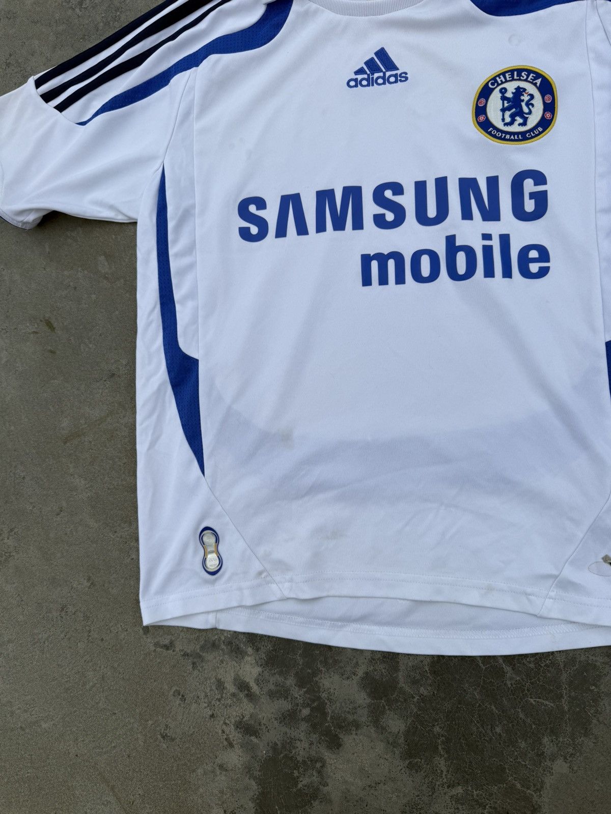 Adidas Chelsea 2007 Third Soccer Jersey Football Y2k Blokecore Size US S / EU 44-46 / 1 - 8 Thumbnail