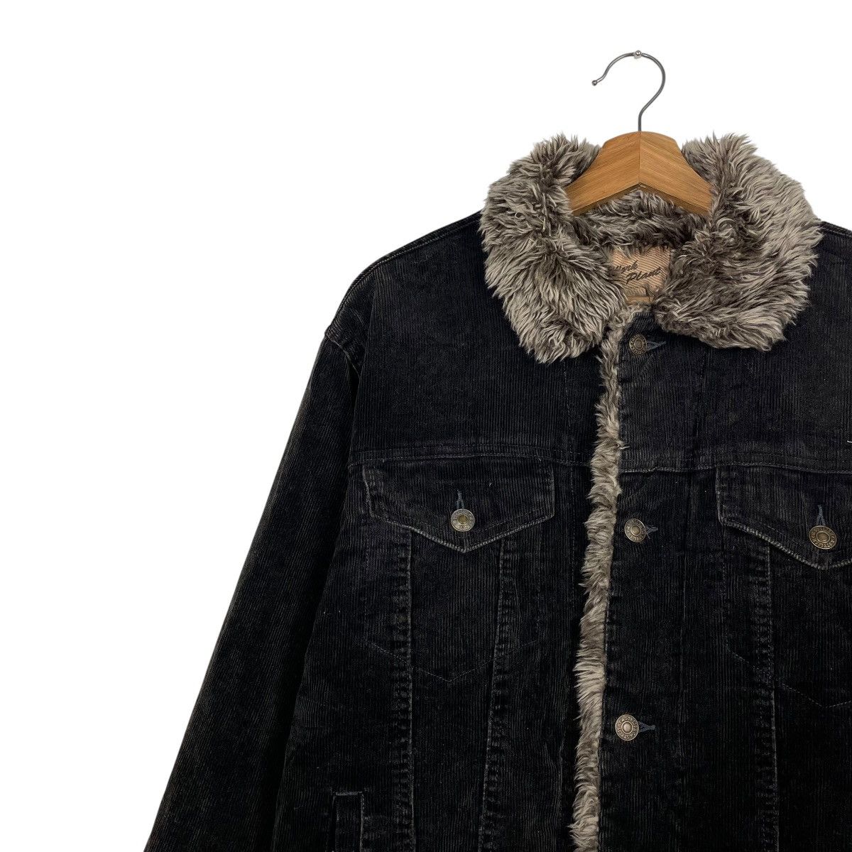 Japanese Brand Japanese Brand Work Plant Denim Fur Jacket Size US M / EU 48-50 / 2 - 6 Thumbnail
