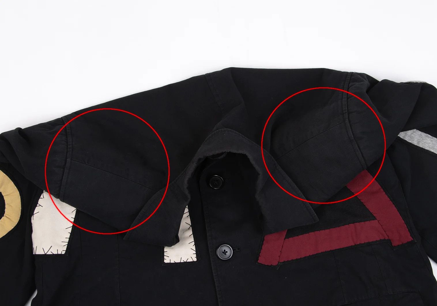 Yohji Yamamoto Yohji Yamamoto Alpha Patch Cotton Jacket Size US S / EU 44-46 / 1 - 4 Thumbnail