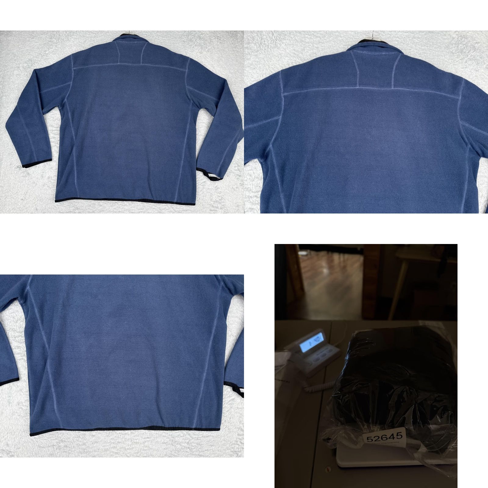 Timberland VINTAGE? No. Timberland Sweater Mens Large Blue Quarter Zip Fleece Pullover Outdoor Hike READ Size US L / EU 52-54 / 3 - 9 Thumbnail
