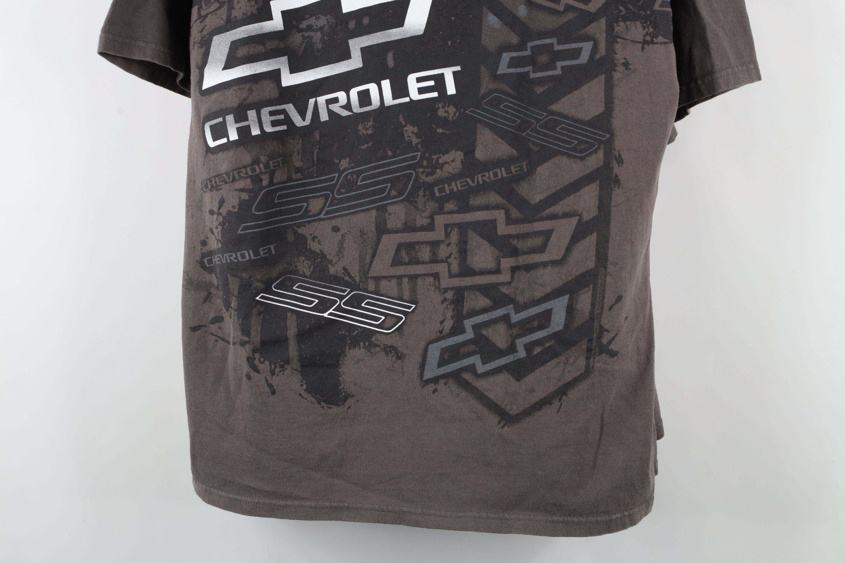 Vintage Vintage Chevrolet SS All Over Print T-Shirt Gray Cotton Size US XL / EU 56 / 4 - 3 Thumbnail