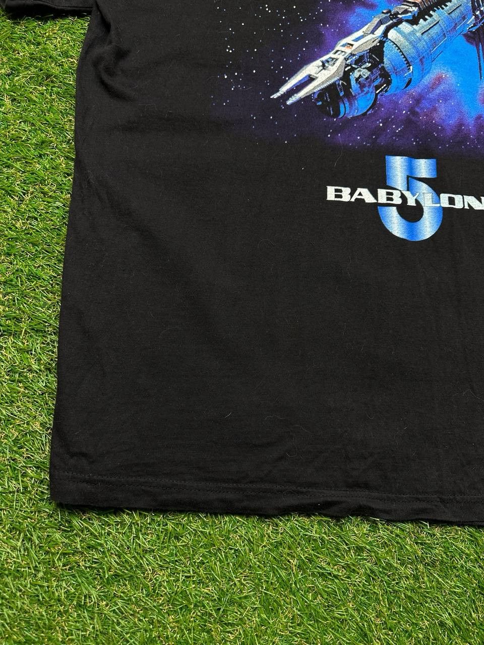 Vintage Vintage Babylon 5 Star Trek Graphic Movie 1997 Tee 90s Size US L / EU 52-54 / 3 - 5 Thumbnail