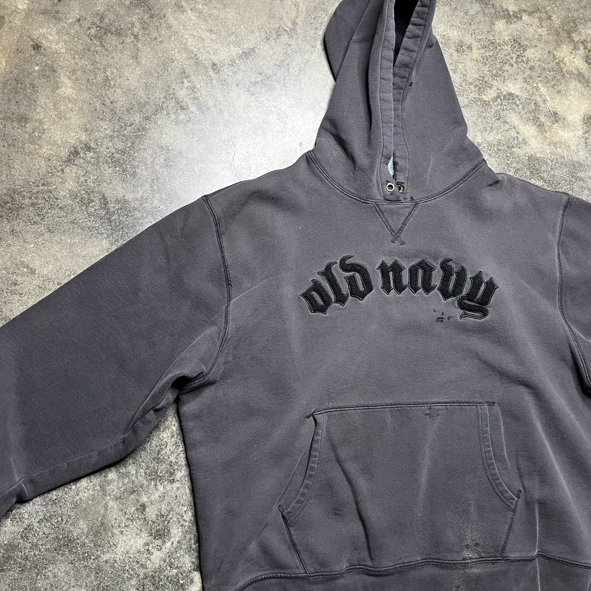 Old Navy × Vintage vintage old navy faded black distressed hoodie Size US XL / EU 56 / 4 - 7 Thumbnail