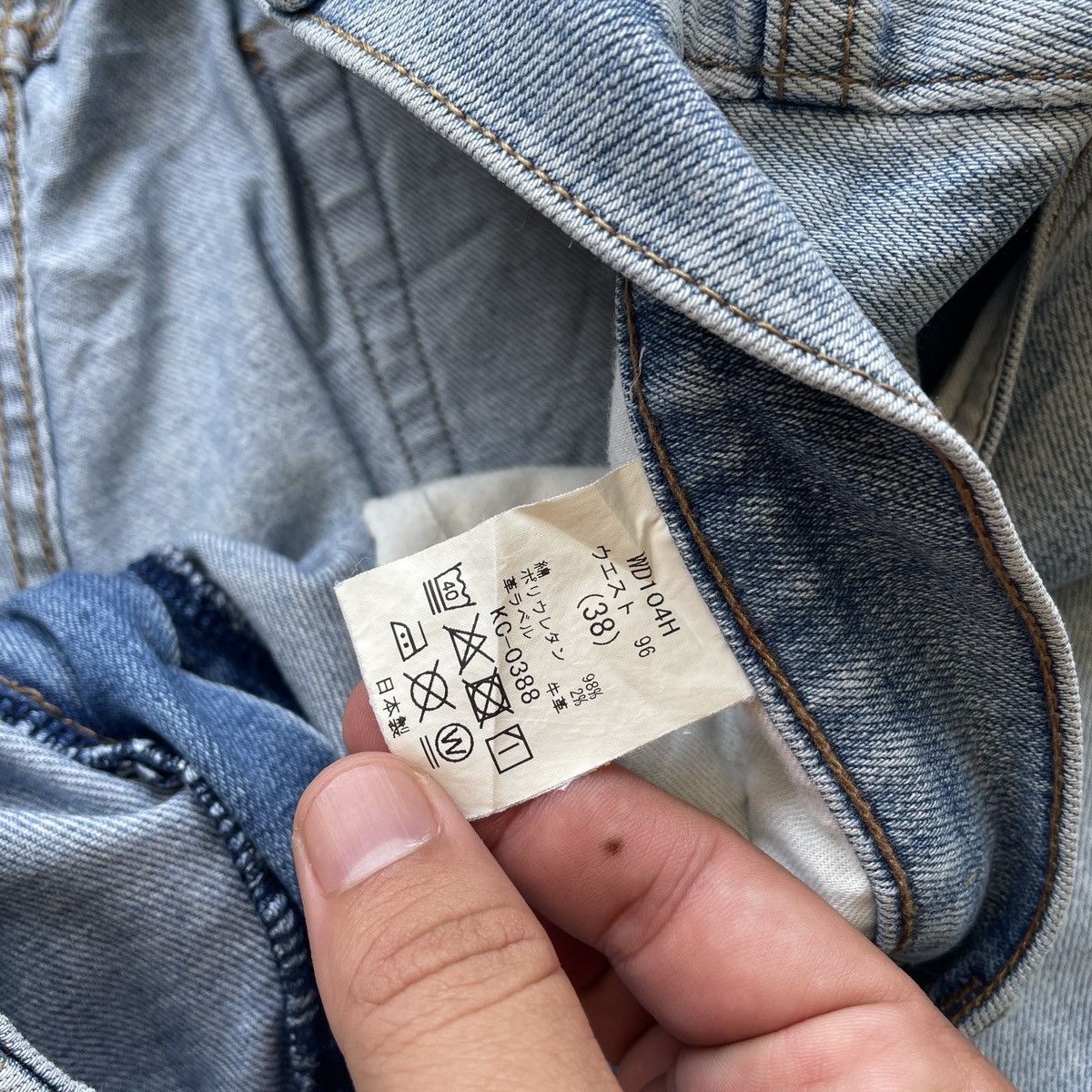 Japanese Brand W36x28.5 Vintage Japanese Faded Regular Jeans Denim Pants Size US 36 / EU 52 - 7 Thumbnail