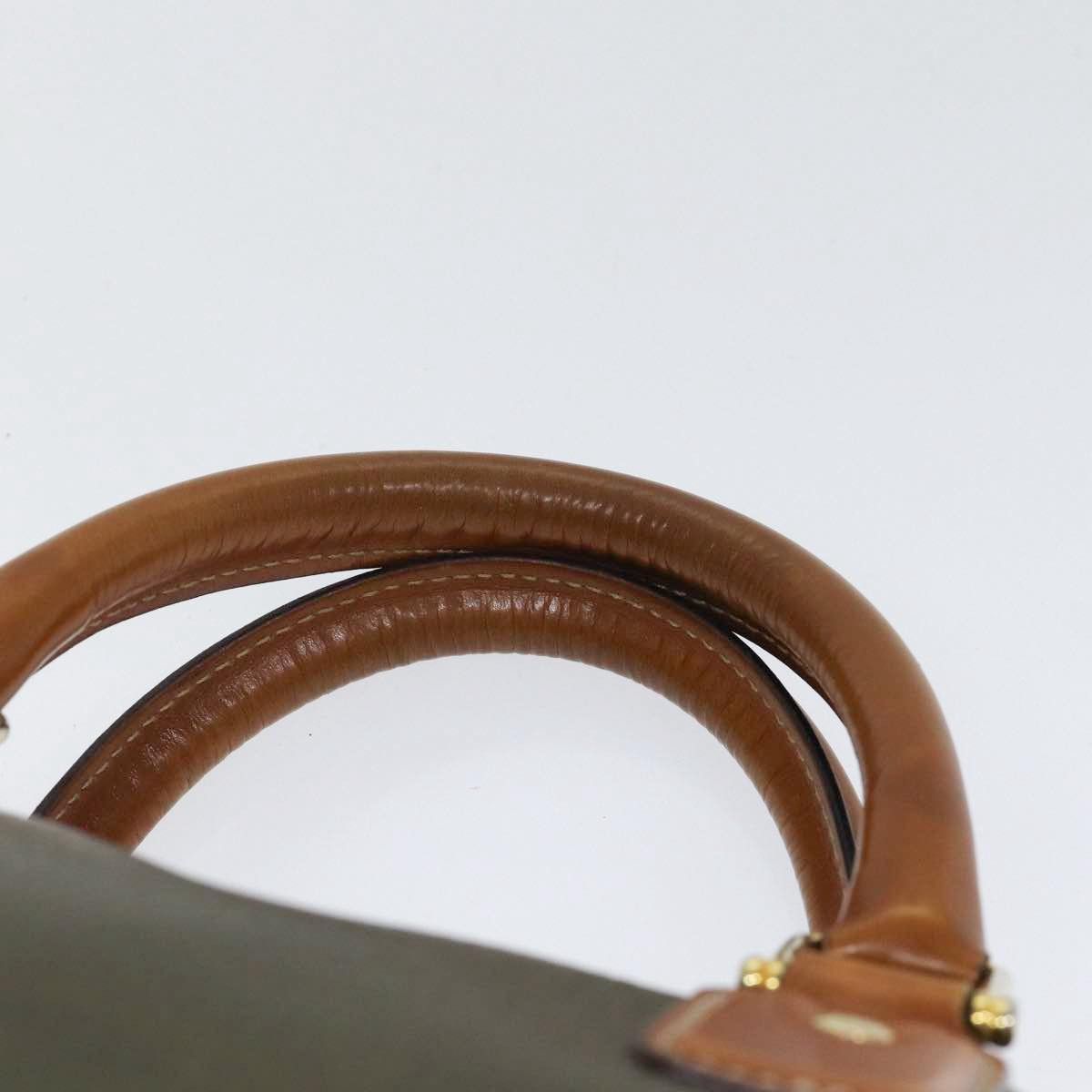 Celine CELINE Boston Bag Leather Khaki Gold Size ONE SIZE - 8 Thumbnail