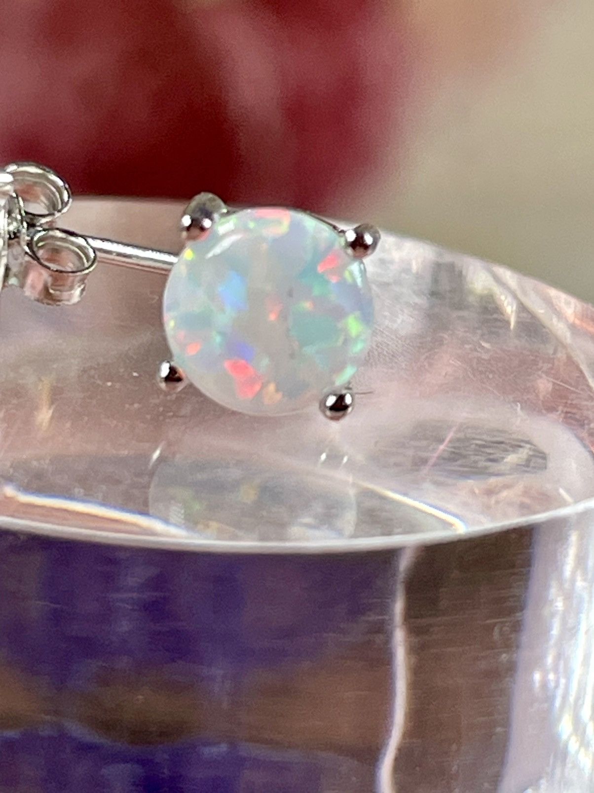 Other Genuine Ethiopian 2CT OPAL Earrings. Silver 925 Size ONE SIZE - 5 Thumbnail
