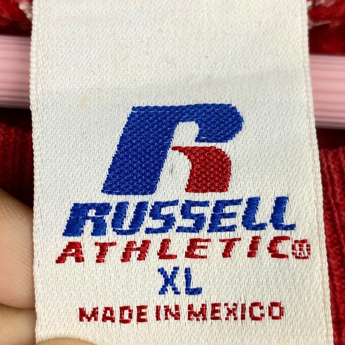 Russell Athletic × Vintage Vintage Russell Graphic Crewneck Sweatshirt Red Pullover Size US XXL / EU 58 / 5 - 5 Thumbnail