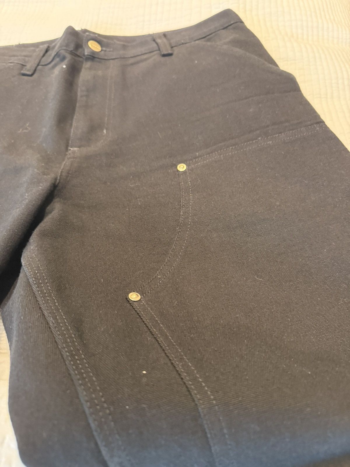 Carhartt CARHARTT black double knee pant Size US 32 / EU 48 - 2 Thumbnail