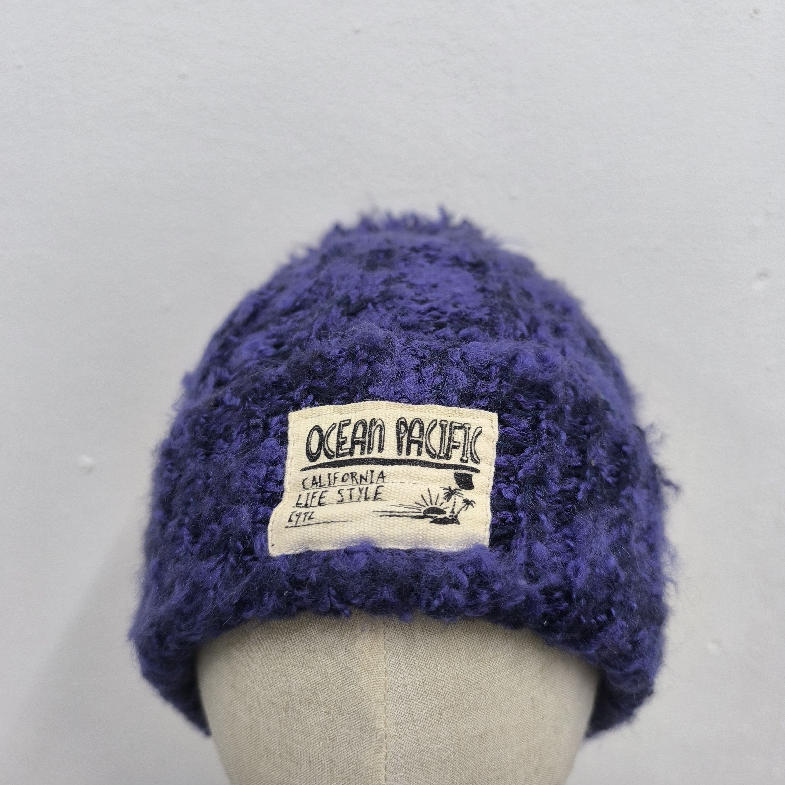 Ocean Pacific 🌟OP ocean pacific patch beanie hat Size ONE SIZE - 3 Thumbnail