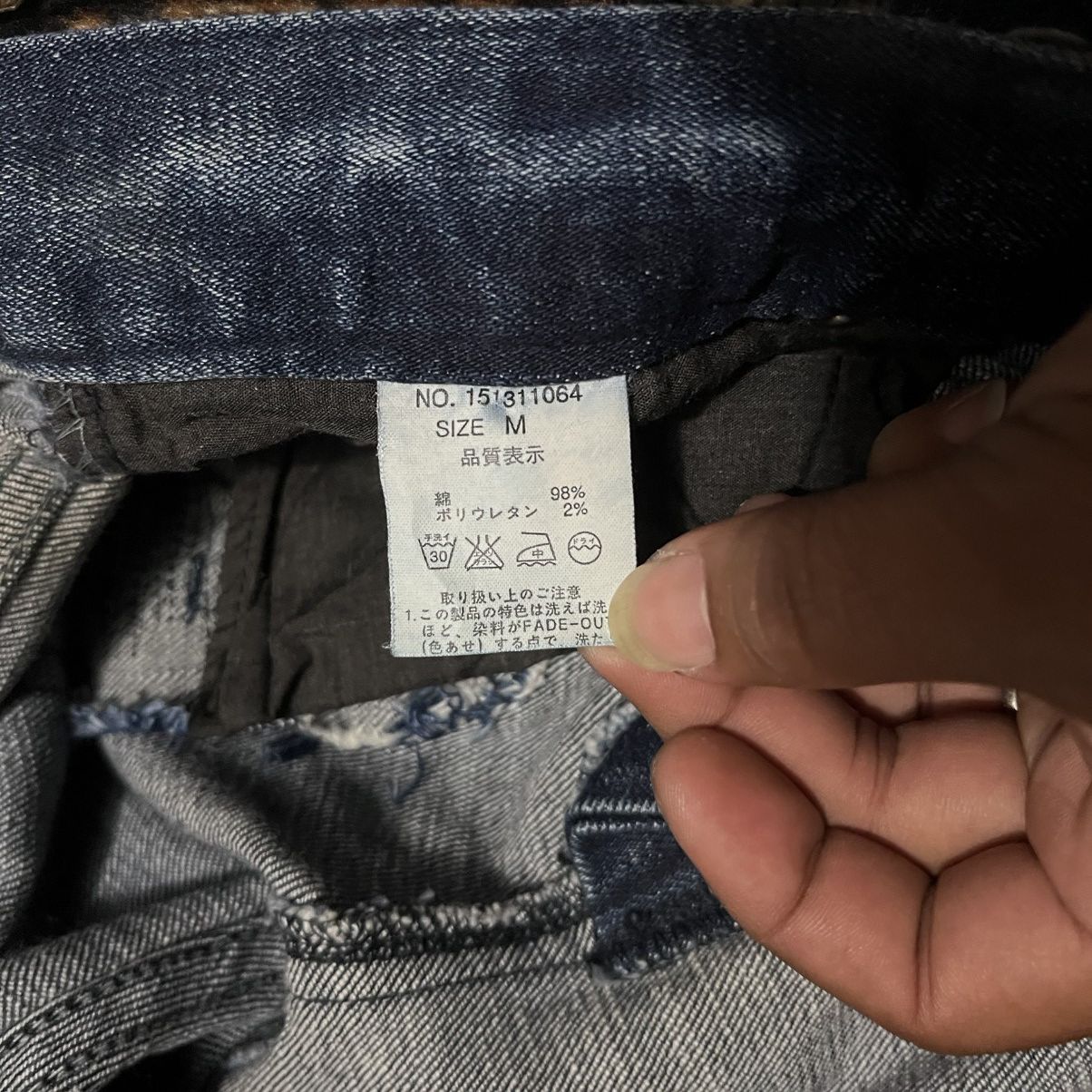 Le Grande Bleu (L.G.B.) Midas Denim Pants Ripped fadded Size US 31 - 10 Thumbnail