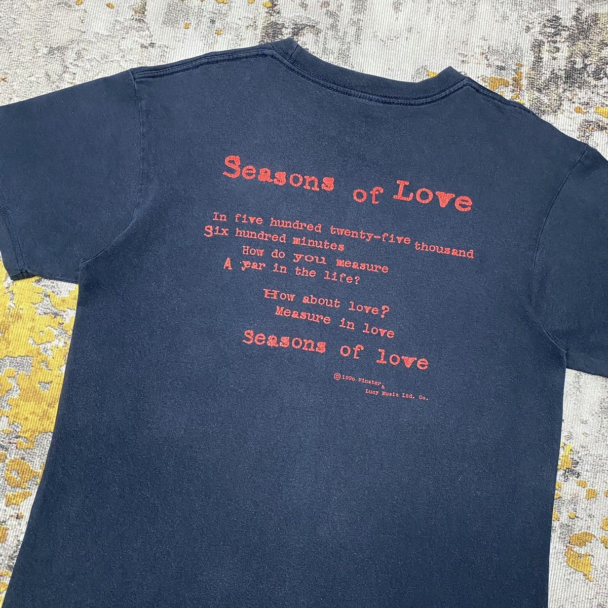 Vintage 💥Distressed💥Vintage Rent No Day But Today Musical Drama Tee Size US M / EU 48-50 / 2 - 4 Thumbnail