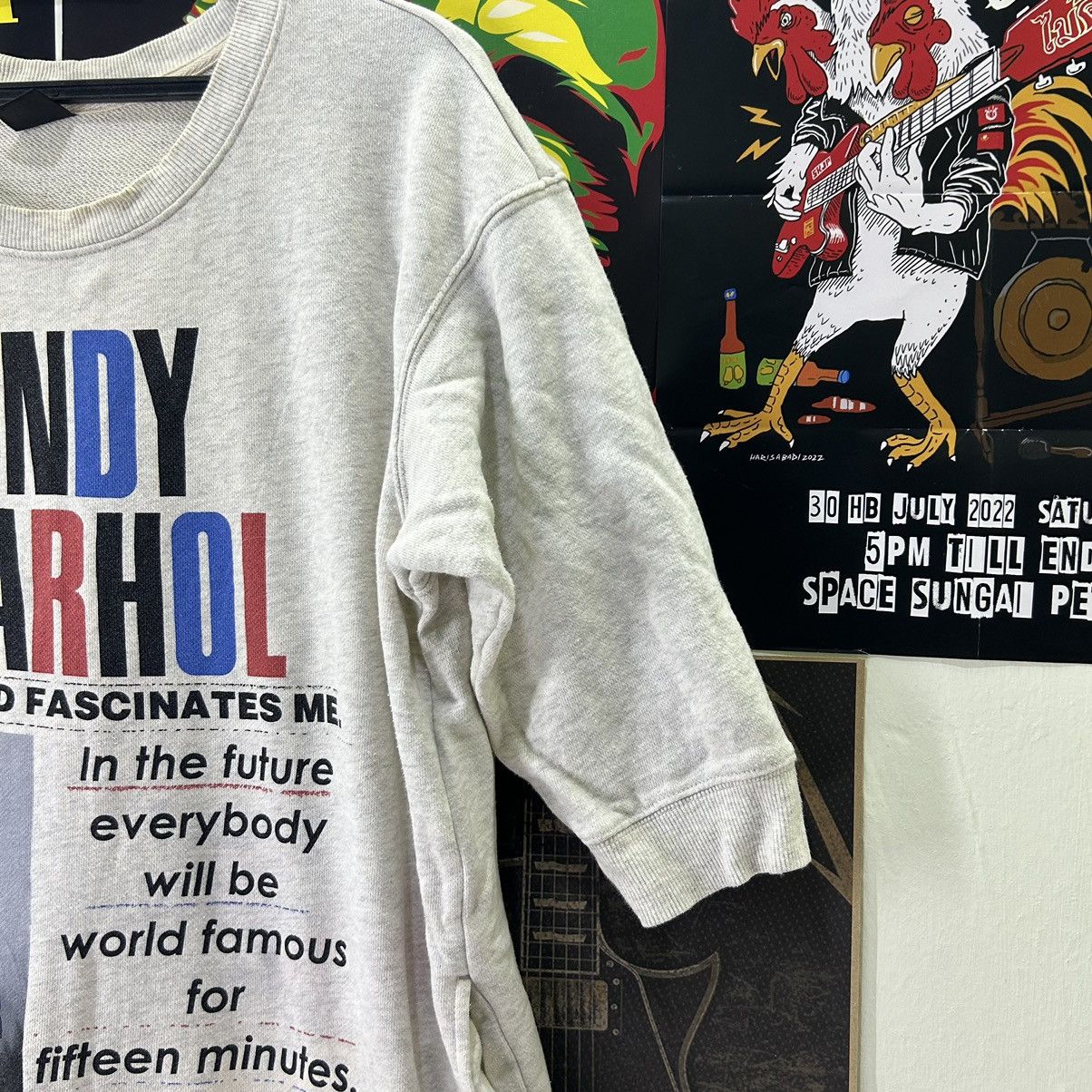 Uniqlo Vintage Andy Warhol Pop Art Uniqlo Sweatshirt Size L / US 10 / IT 46 - 4 Thumbnail