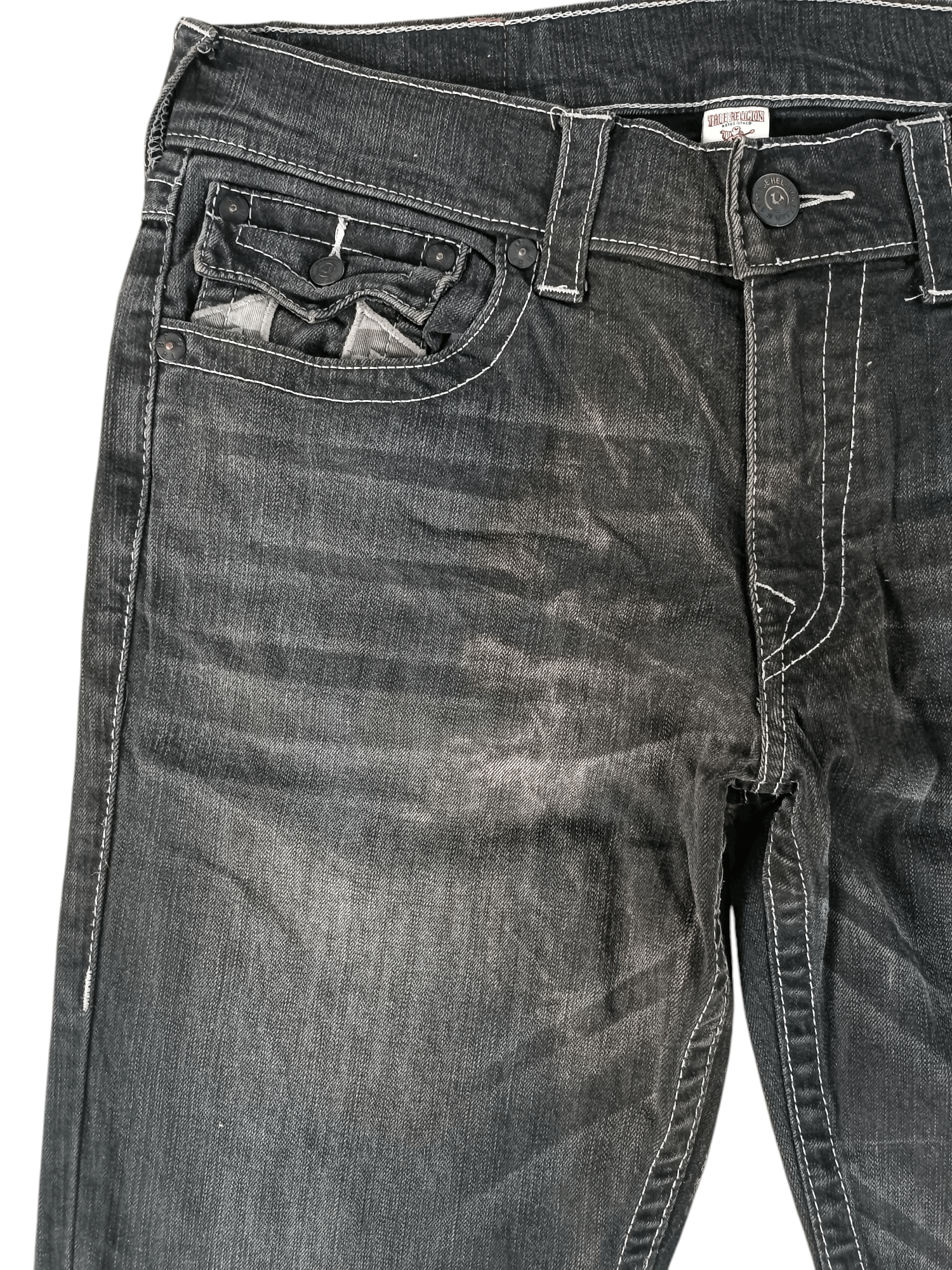 True Religion × Vintage RARE 🔥 True Religion ひ Camo Horseshore Straight Jeans Size US 34 / EU 50 - 19 Thumbnail