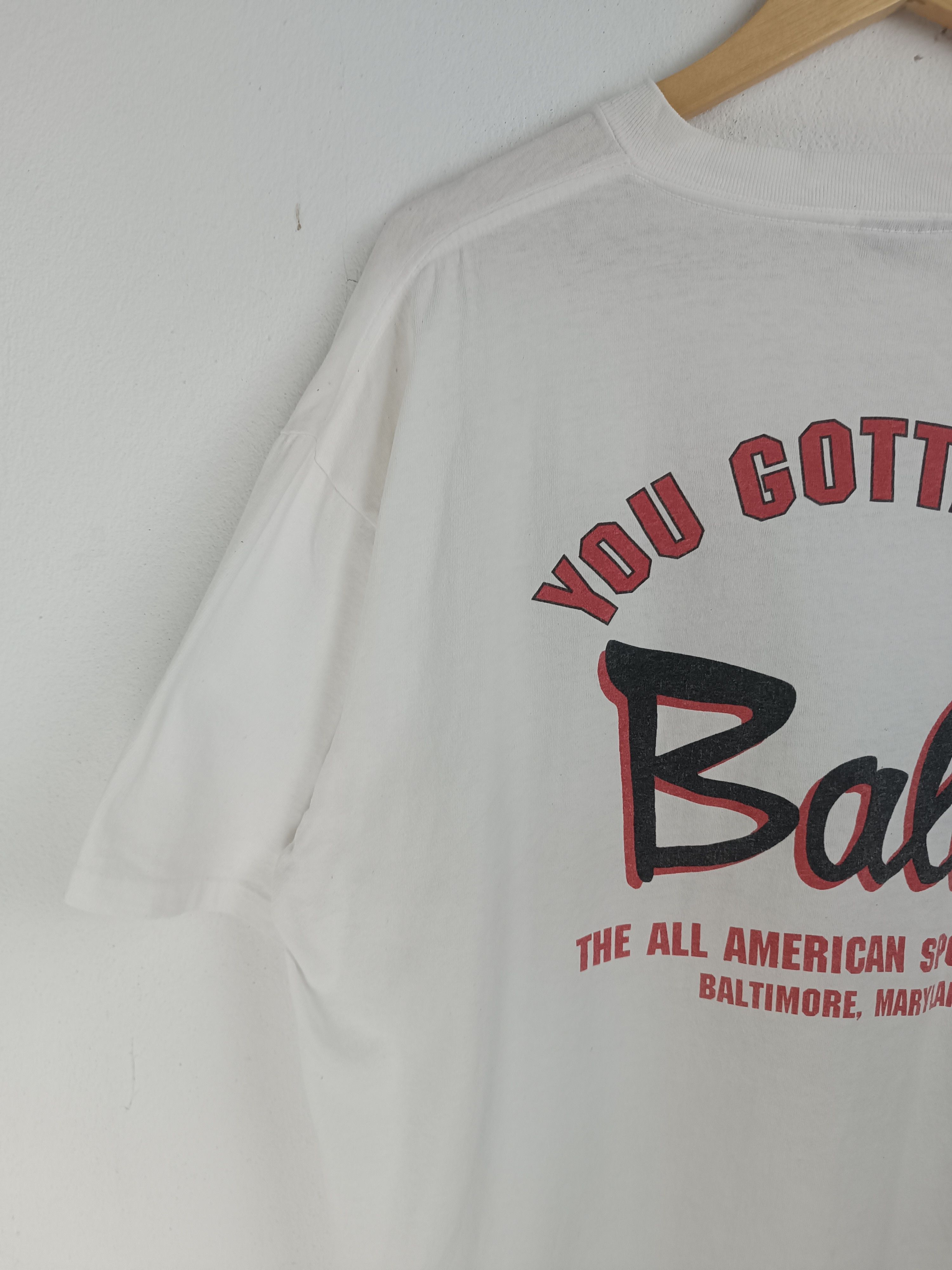 NFL VINTAGE 90'S BALLS AMERICAN SPORTS BAR TEE NBA NFL MLB FIFA Size US XL / EU 56 / 4 - 13 Thumbnail