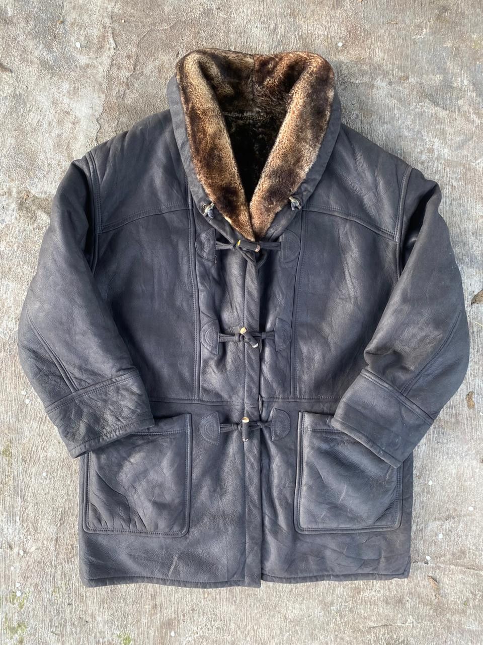 Gallotti 80s Gallotti Shearling Leather Fur Coat Size US M / EU 48-50 / 2 - 1 Thumbnail