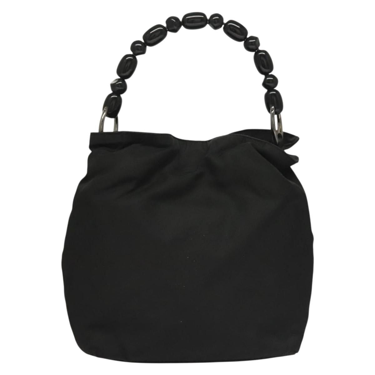 Dior DIOR Maris Pearl Hand Bag Nylon Black Silver Size ONE SIZE - 3 Thumbnail