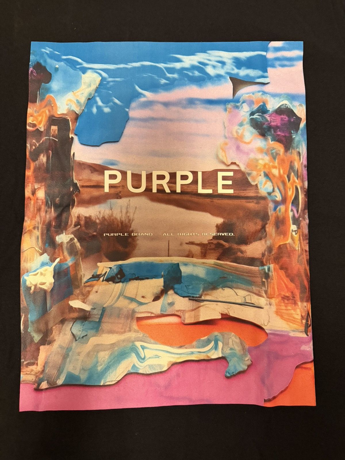 Purple Brand Authentic Purple Brand Medium Black T-Shirt Size US M / EU 48-50 / 2 - 2 Thumbnail
