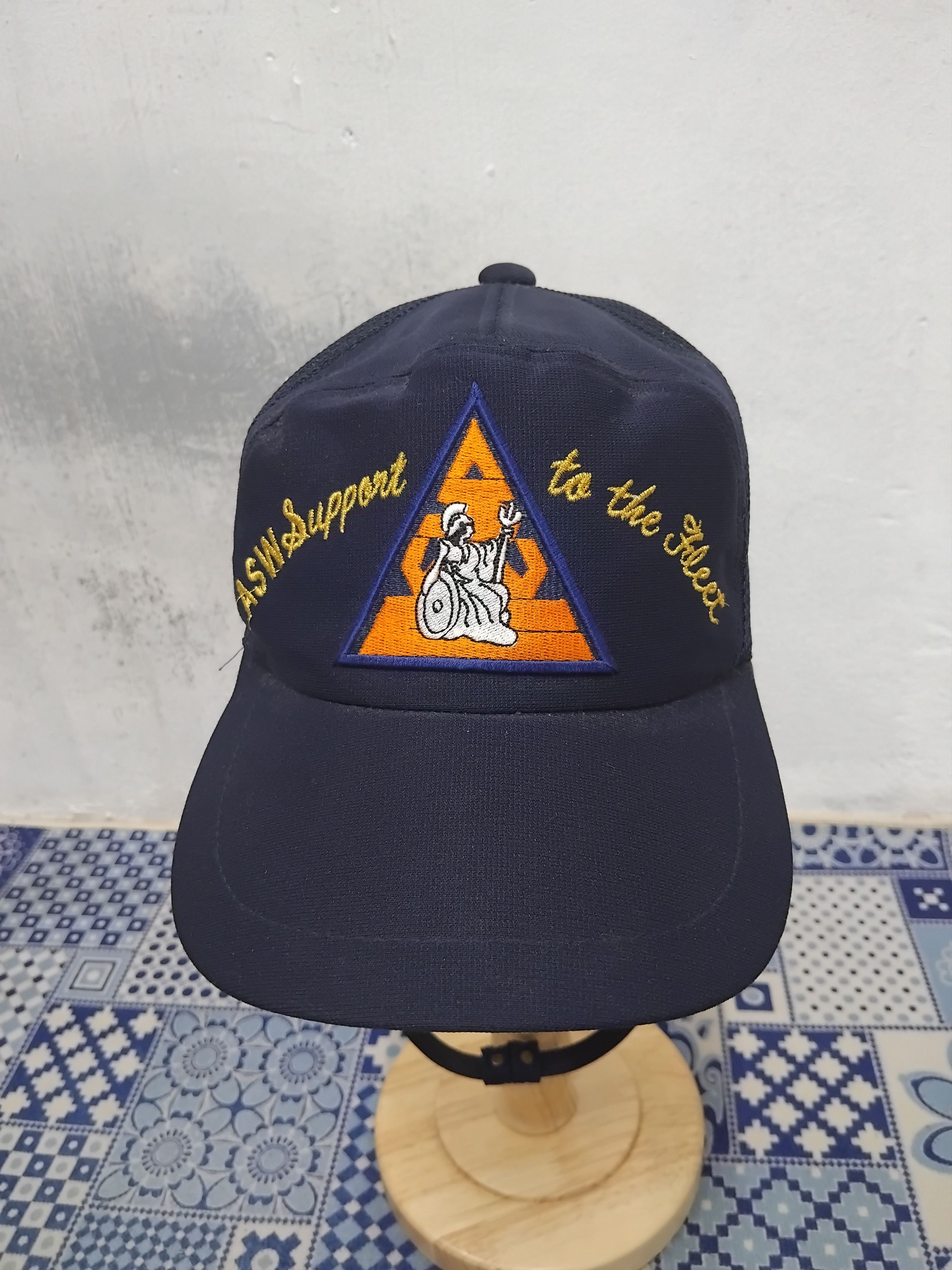 Japanese Brand Vintage Asw supports to the fleet cap Size ONE SIZE - 5 Thumbnail