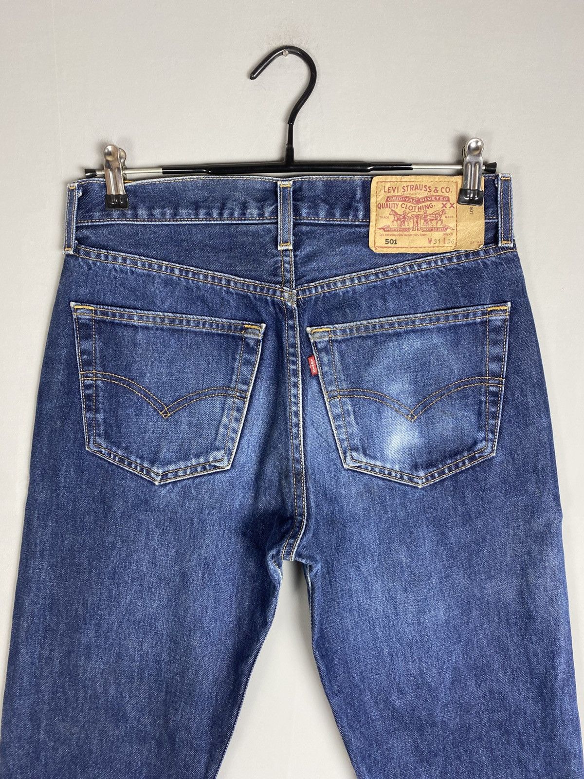 Levi's Vintage 90s Levi’s 501 jeans denim Size US 31 - 2 Thumbnail