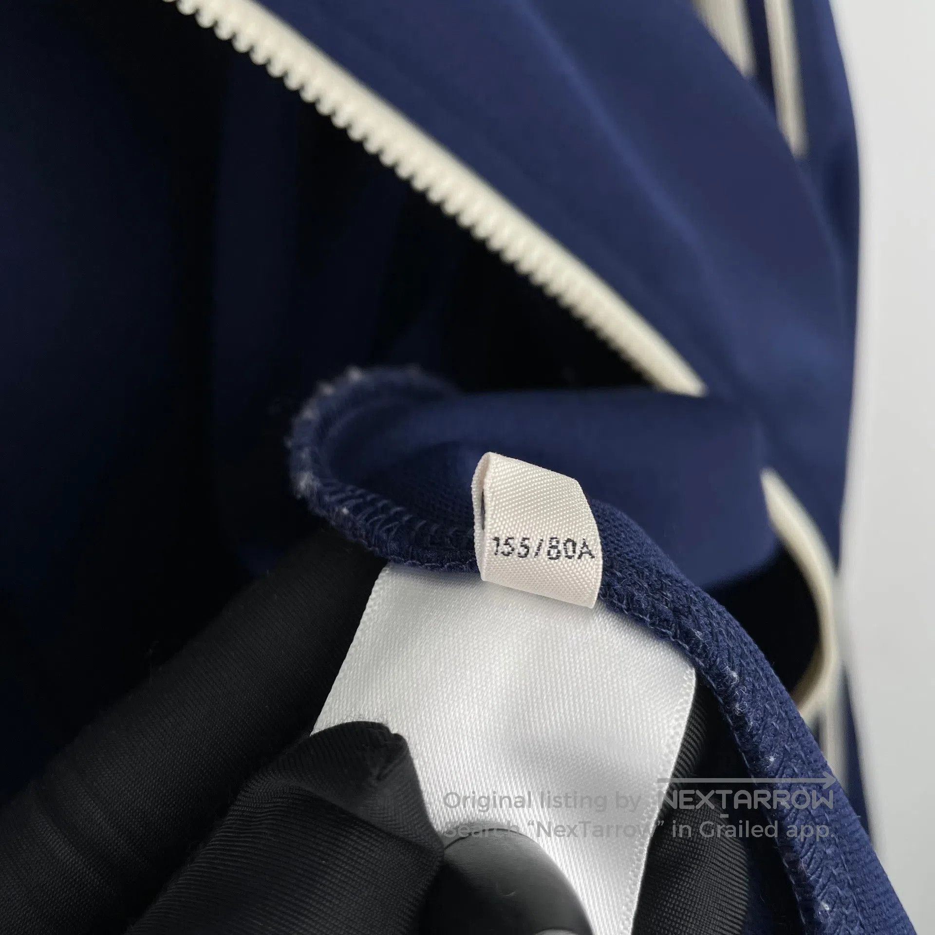Celine CELINE Deep Blue Chest Embroidered Logo Tape Collar Stand- Size US XS / EU 42 / 0 - 7 Thumbnail