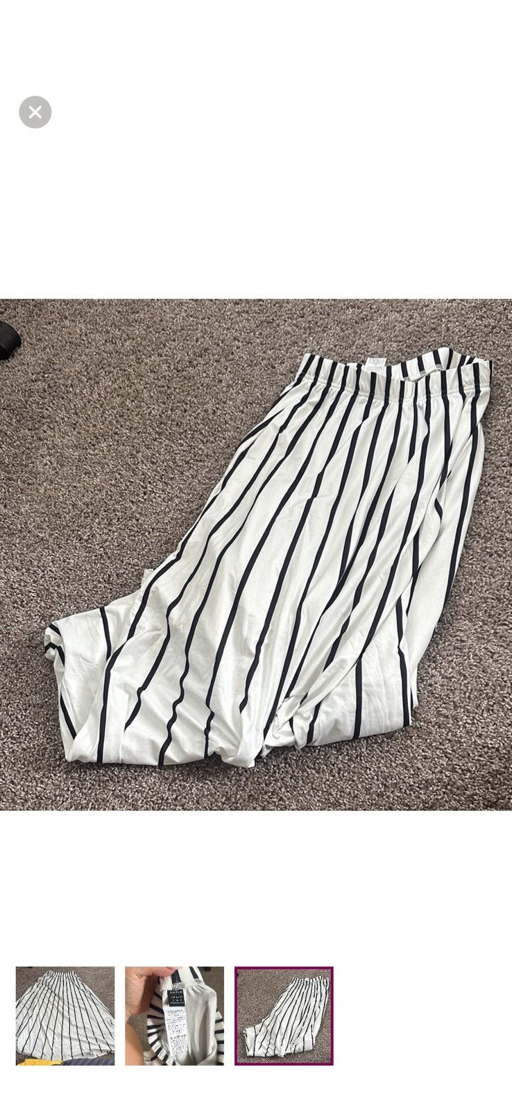 Shein Black and white maxi skirt Size 27" / US 4 / IT 40 - 3 Thumbnail