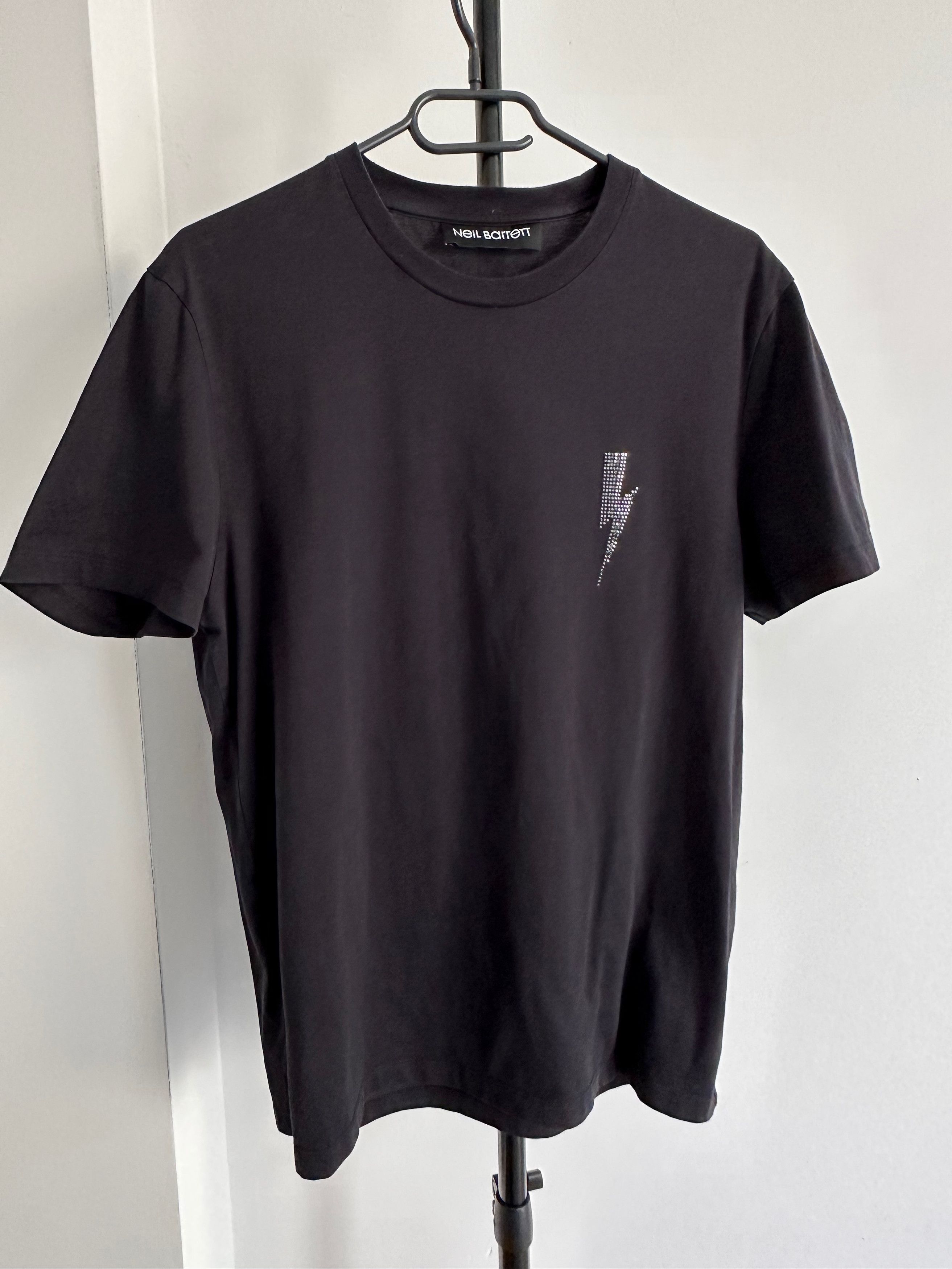 Neil Barrett NEIL BARRETT black t shirt AW20 Slim Fit Size US M / EU 48-50 / 2 - 8 Thumbnail